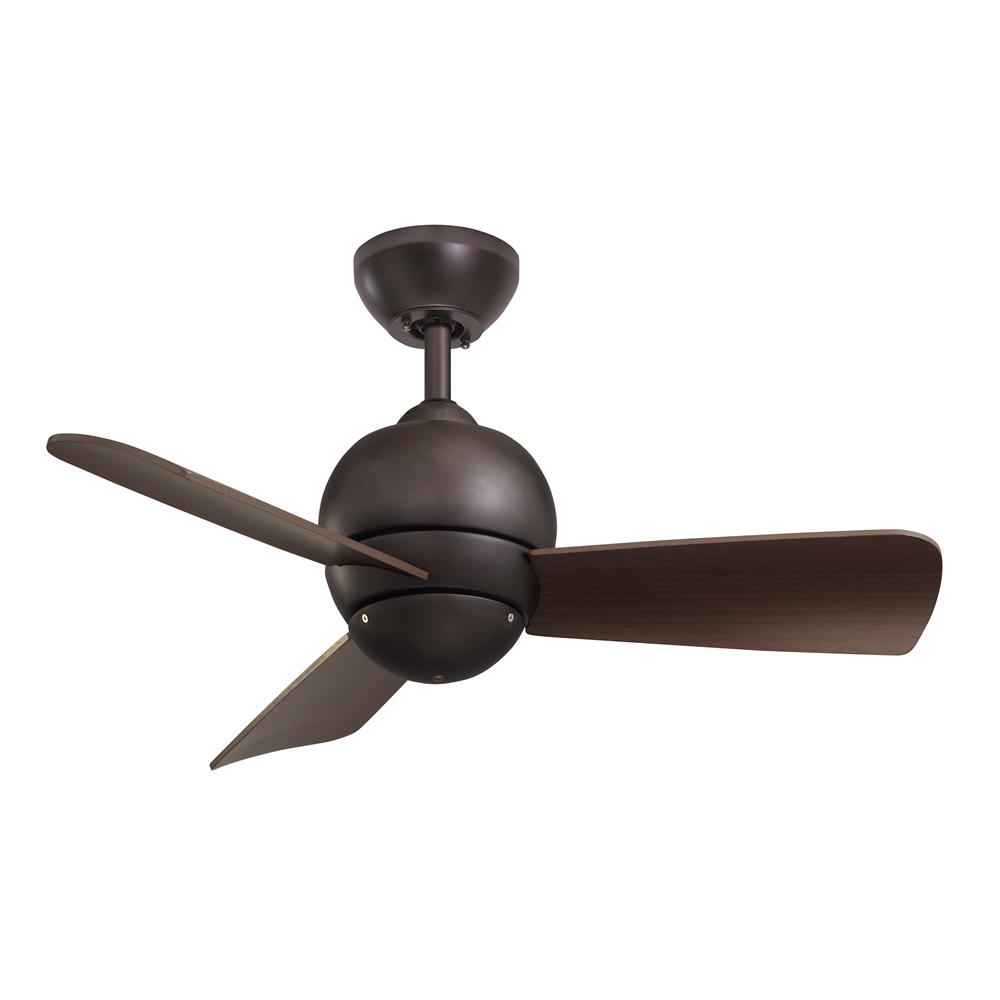 Emerson CF130ORB Tilo Contemporary  Ceiling fan in Oil Rubbed Bronze with Dark Cherry blade finish